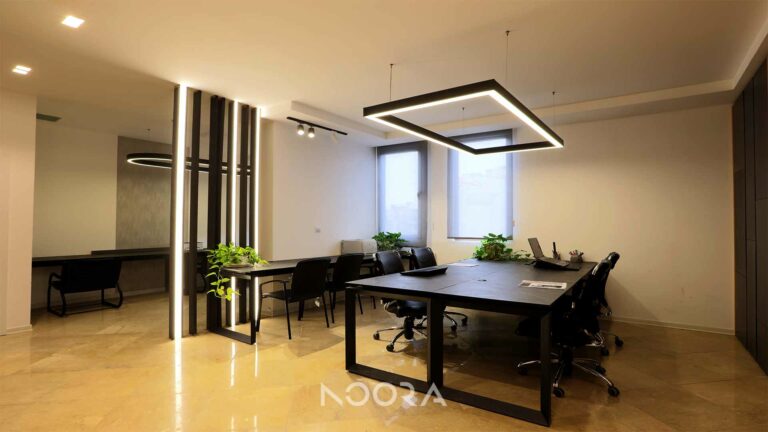 پروژه نورپردازی دفتر معماری شهرزاد اسدی
