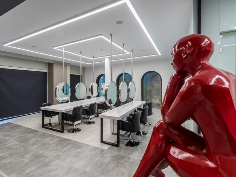 نورپردازی سالن زیبایی