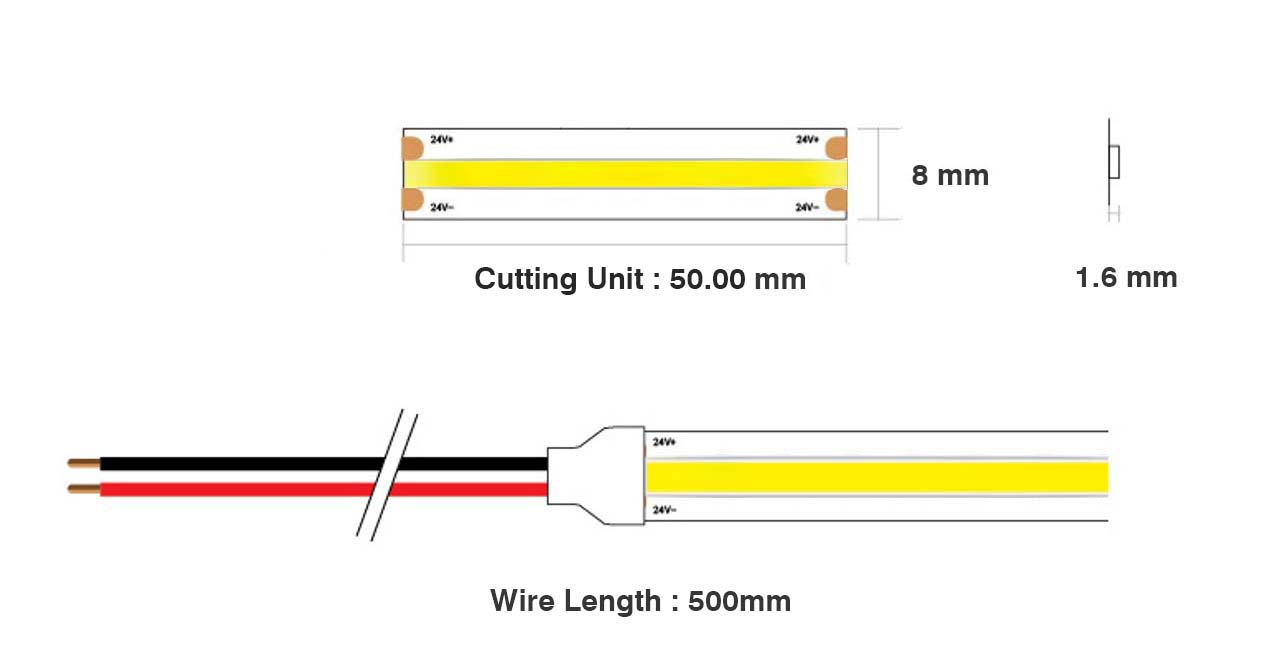 nooralighting Strip 24 v COB (1)