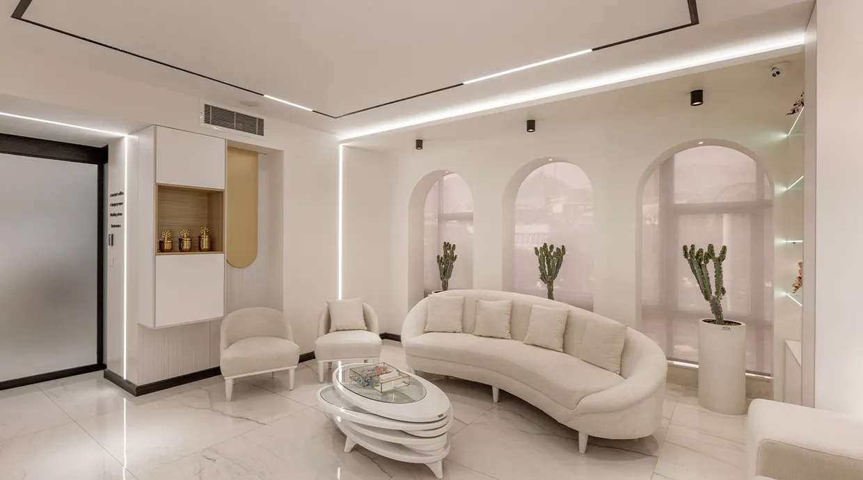 چراغ خطی در کلینیک‌ها-توزیع منسجم نور