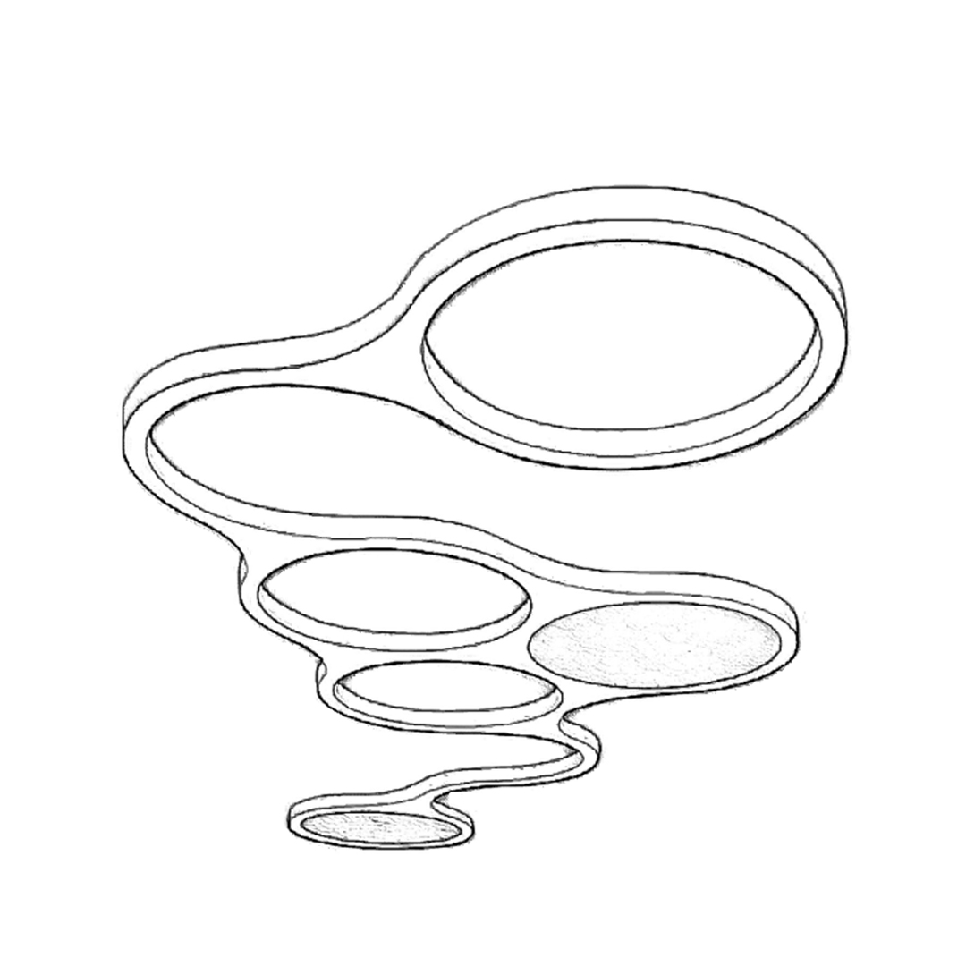 nooralighting curve linear light-cluster shematic