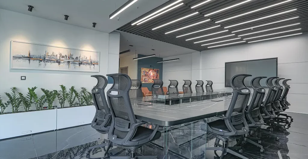 طراحی روشنایی متناسب با فضای اداری مدرن