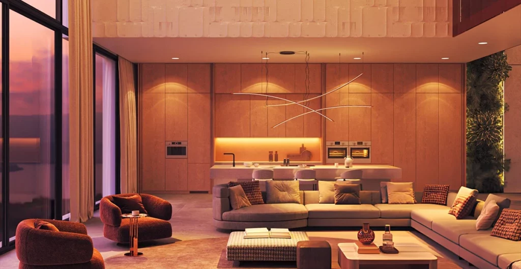 نور گرم (پایین K) و القای آرامش