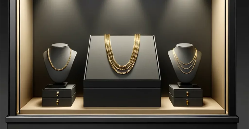 اهمیت نور دقیق در ویترین جواهر