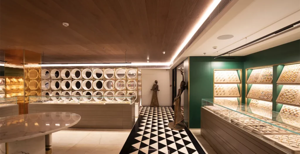 چراغ مگنتی مینیاتوری و ظریف برای ویترین‌ جواهرات