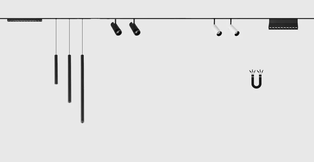 مزایای چراغ مگنتی فوق نازک در طراحی نورپردازی سفارشی