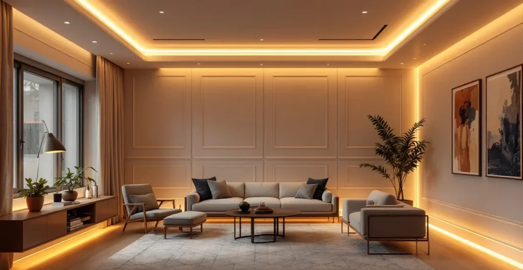 روش‌های اجرای نورپردازی غیرمستقیم و جلوه‌های بصری