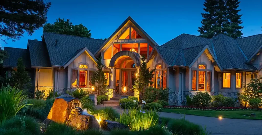 نورپردازی نمای ساختمان و فضای بیرونی