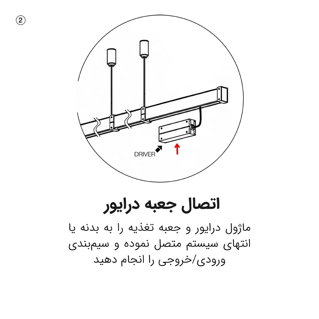راهنمای نصب سیستم روشنایی مگ لوکس