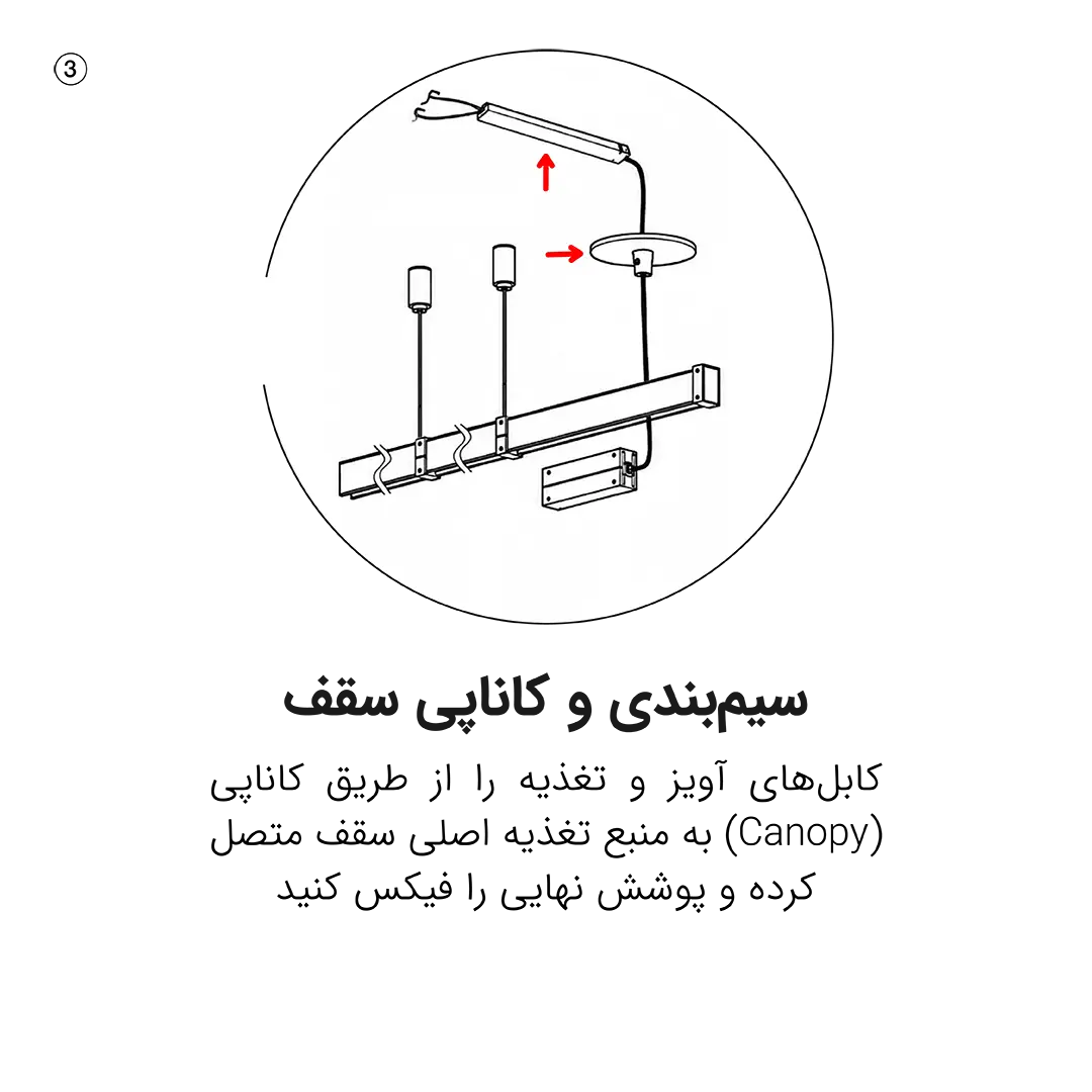 راهنمای نصب سیستم روشنایی مگ لوکس