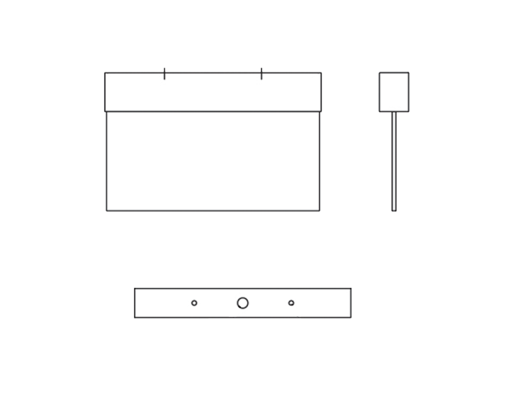 شماتیک چراغ صنعتی EXIT